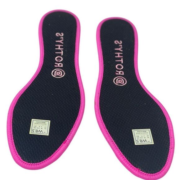 Rothy’s Sz 8.5 Flamingo Pink Slip-On Roundtie Fabric Ballet Slipper Flats - Picture 7 of 9